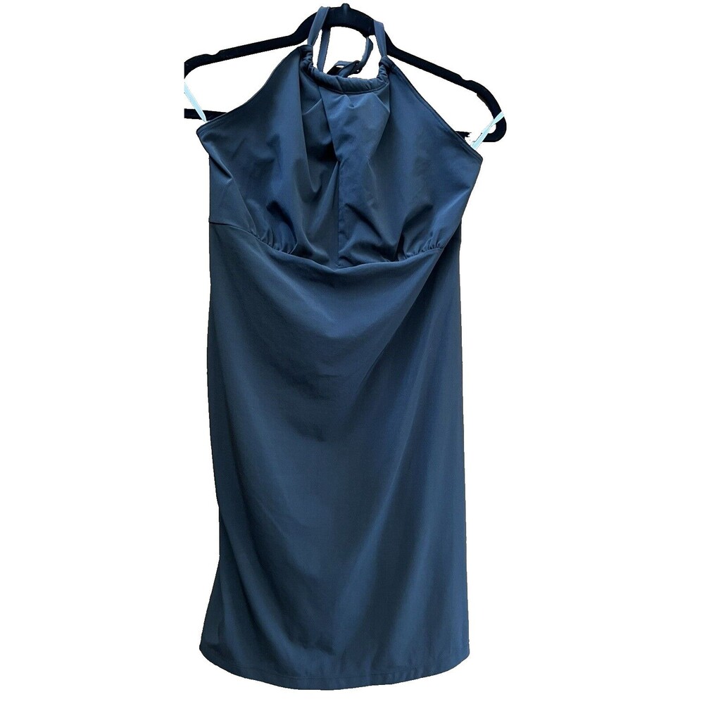 COLUMBIA size medium black dress ARMADALE high neck HALTER TOP womens athletic